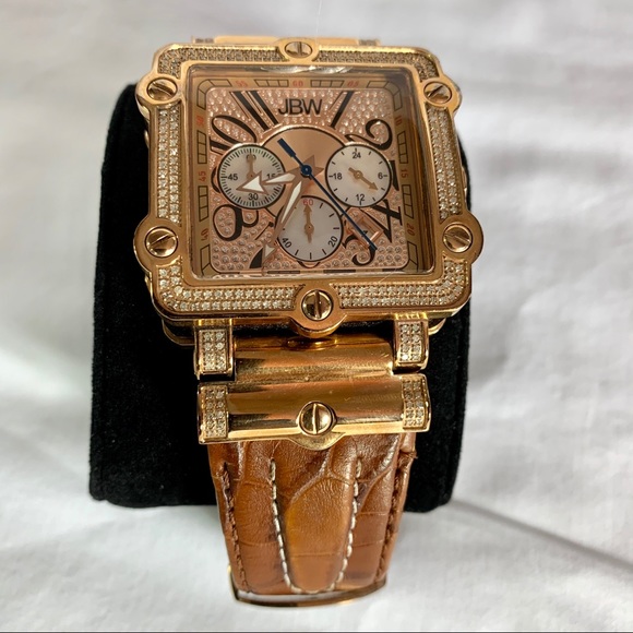JB-6215-238-D "Phantom" Rose-Gold Diamond Watch - Picture 4 of 10